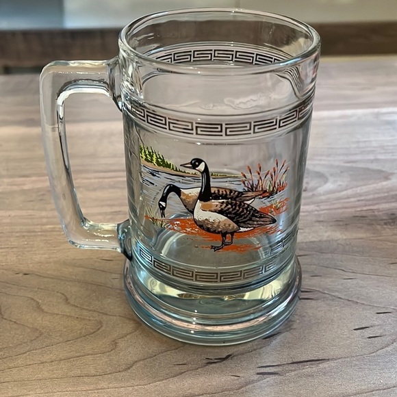 Princess House Fine Crystal Canadian Geese Beer Stein in EUC - Picture 1 of 5
